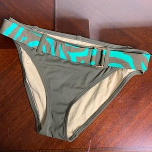 Victoria’s Secret Animal Print Belted Bikini Bottoms